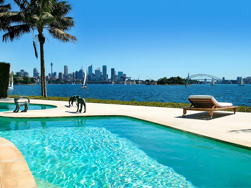 Banner image: A grand property on Sydney's coveted Wolseley Road. Harborside properties such as the one pictured above command a high premium in Sydney, which isn't surprising with such spectacular views.