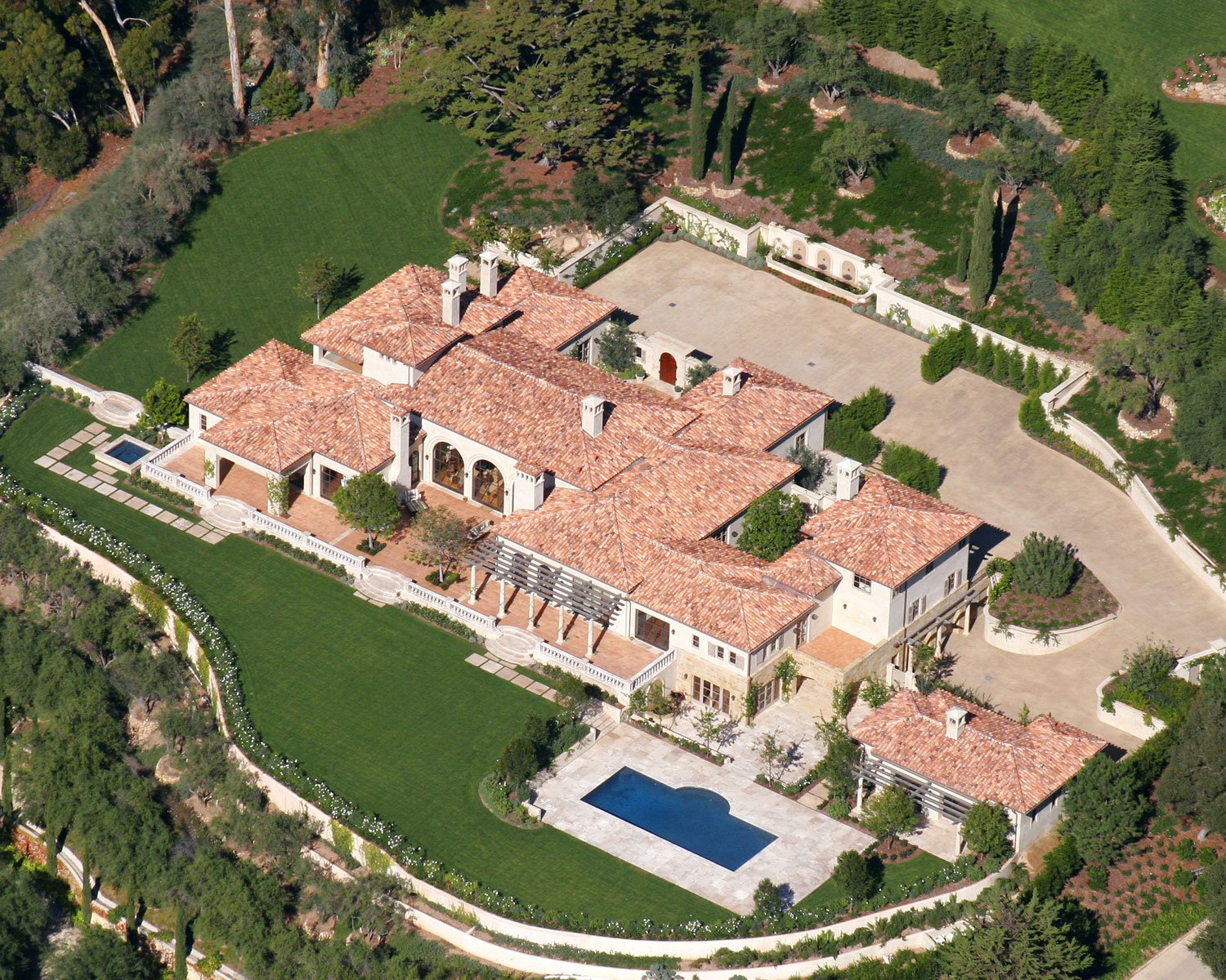 Elegant Tuscan Estate, Montecito, California