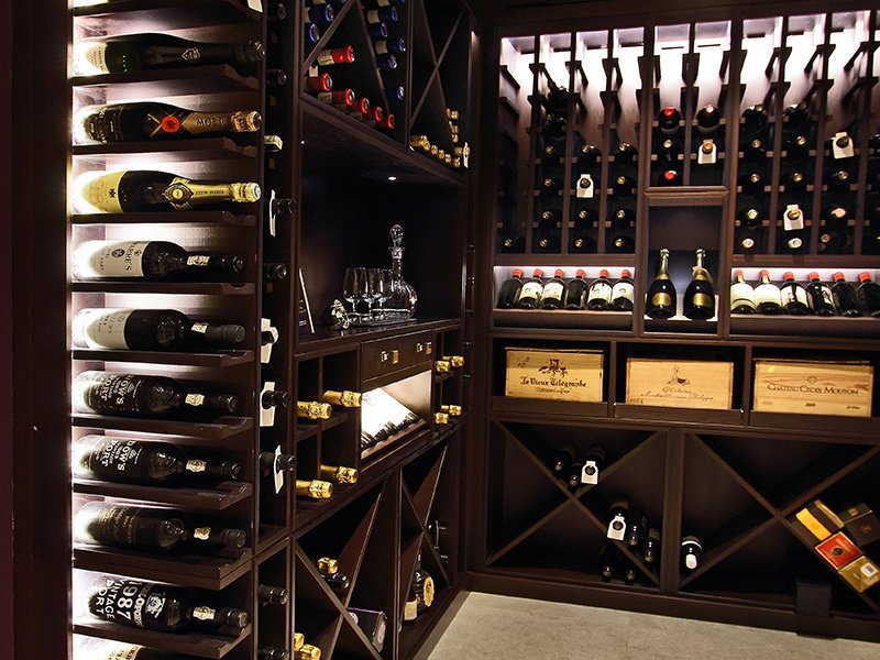 Cellar Maison's bespoke wine rooms showcase clients' collections, while keeping the bottles in optimum conditions.
