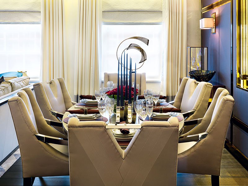 Upholsterer Aiveen Daly’s work has provided the finishing touches to yachts including Candyscape. She believes a yacht’s design should be a “manifestation of its owner’s personality.”