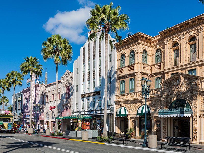 The luxury boutiques along Rodeo Drive have long attracted a well-heeled crowd. Photograph: Alamy