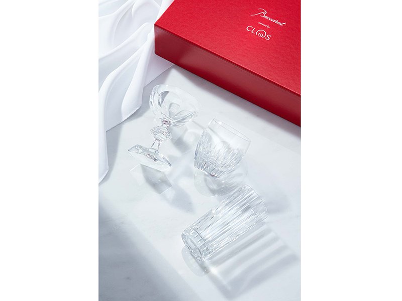 Clos19 has collaborated with glassware experts Baccarat to create exquisite vessels for any occasion.