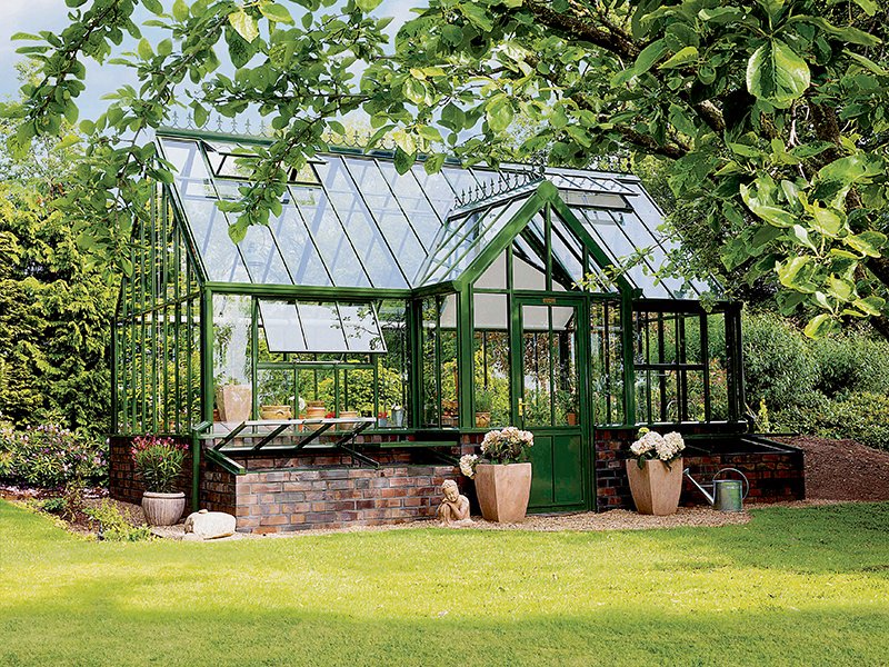 Today's hobby greenhouses can be freestanding or attached to the home. All of Hartley Botanic's greenhouses and glasshouses, including its Victorian Lodge range, are made to order. Banner image: A freestanding Alitex model with hipped roof. Photograph: Alitex Greenhouses