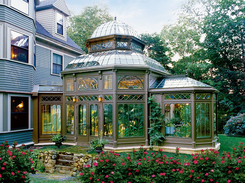 An elegant rendition of the iconic Victorian-era glasshouse, created by Tanglewood Conservatories. Photograph: Tanglewood Conservatories
