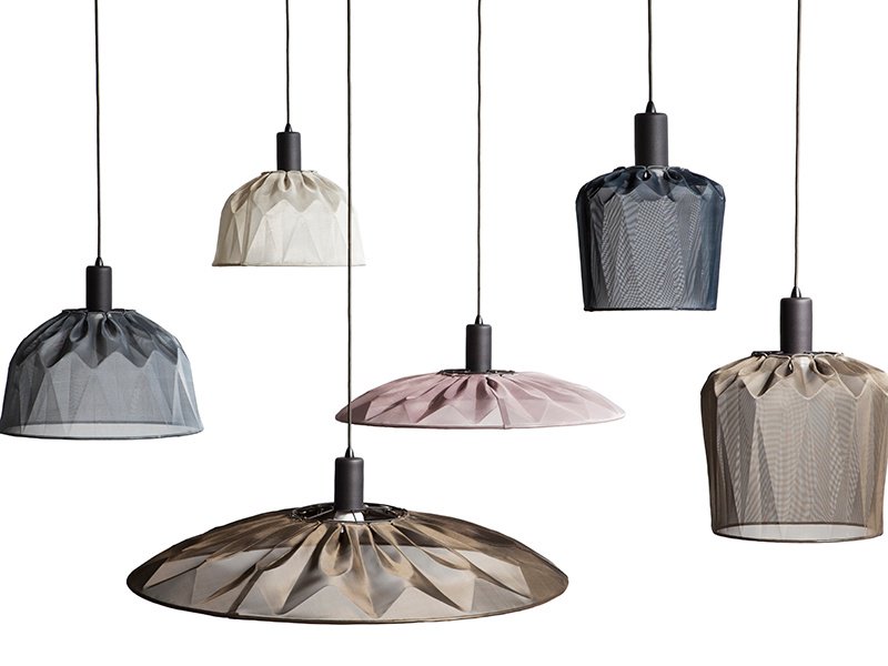 Each of Mema Designs's architectural yet soft shades is handcrafted in its Johannesburg studio.