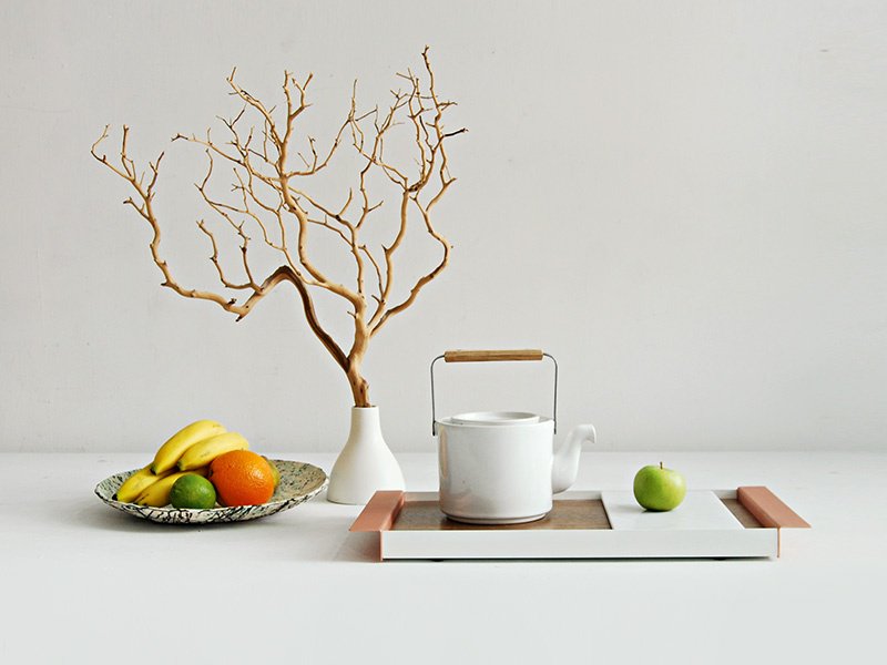 The Perimeter Tray by Ladies & Gentlemen Studio, which was founded in 2010 in Brooklyn’s Red Hook neighborhood by designers Dylan Davis and Jean Lee.