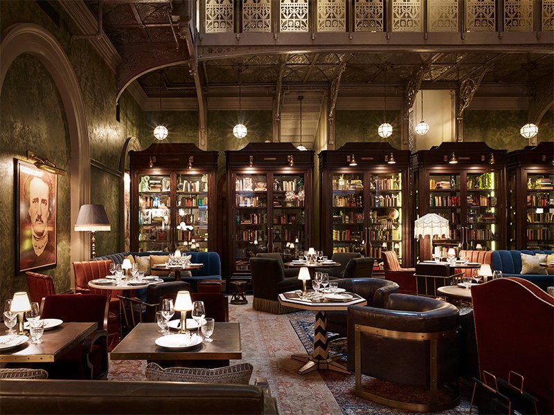 Resurrected after years of abandonment, the bar at The Beekman hotel in Lower Manhattan is now a fashionable place for New York City residents to meet.