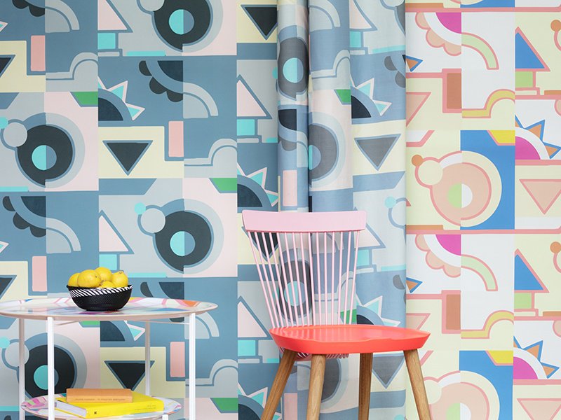 Bold wallpaper is designed to make people feel better—inspired by Lisa Todd’s training as a color therapist.