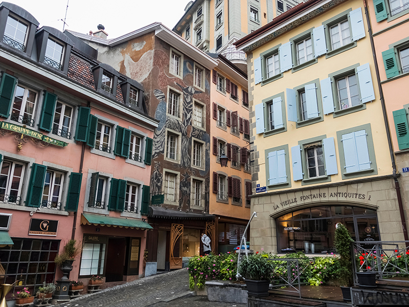 Lausanne Old Town