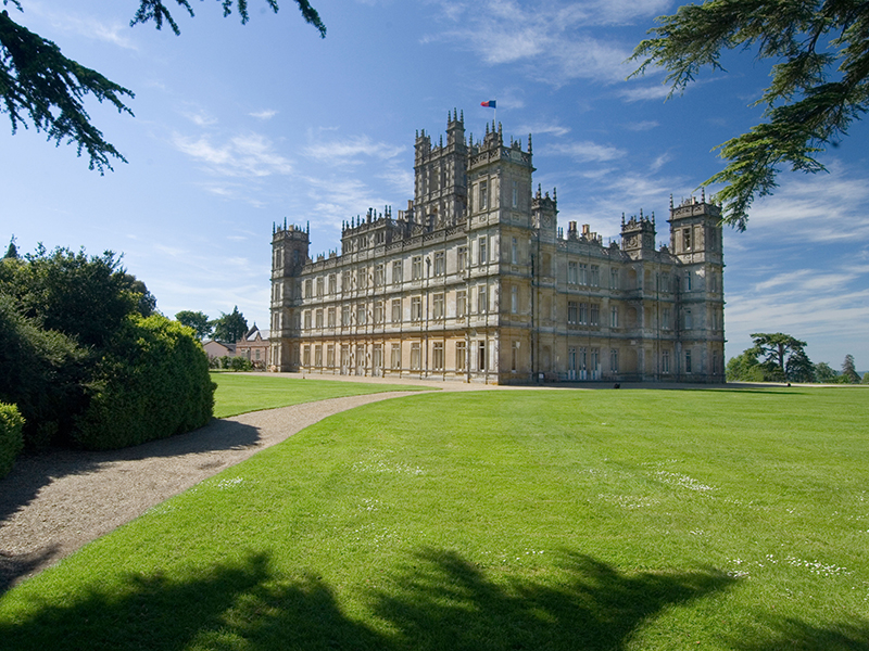 Highclere Castle, the majestic set of Downton Abbey, was originally built as an aristocratic country house in 1679 and was renovated nearly 200 years later by Victorian architect Sir Charles Barry. Image: Alamy