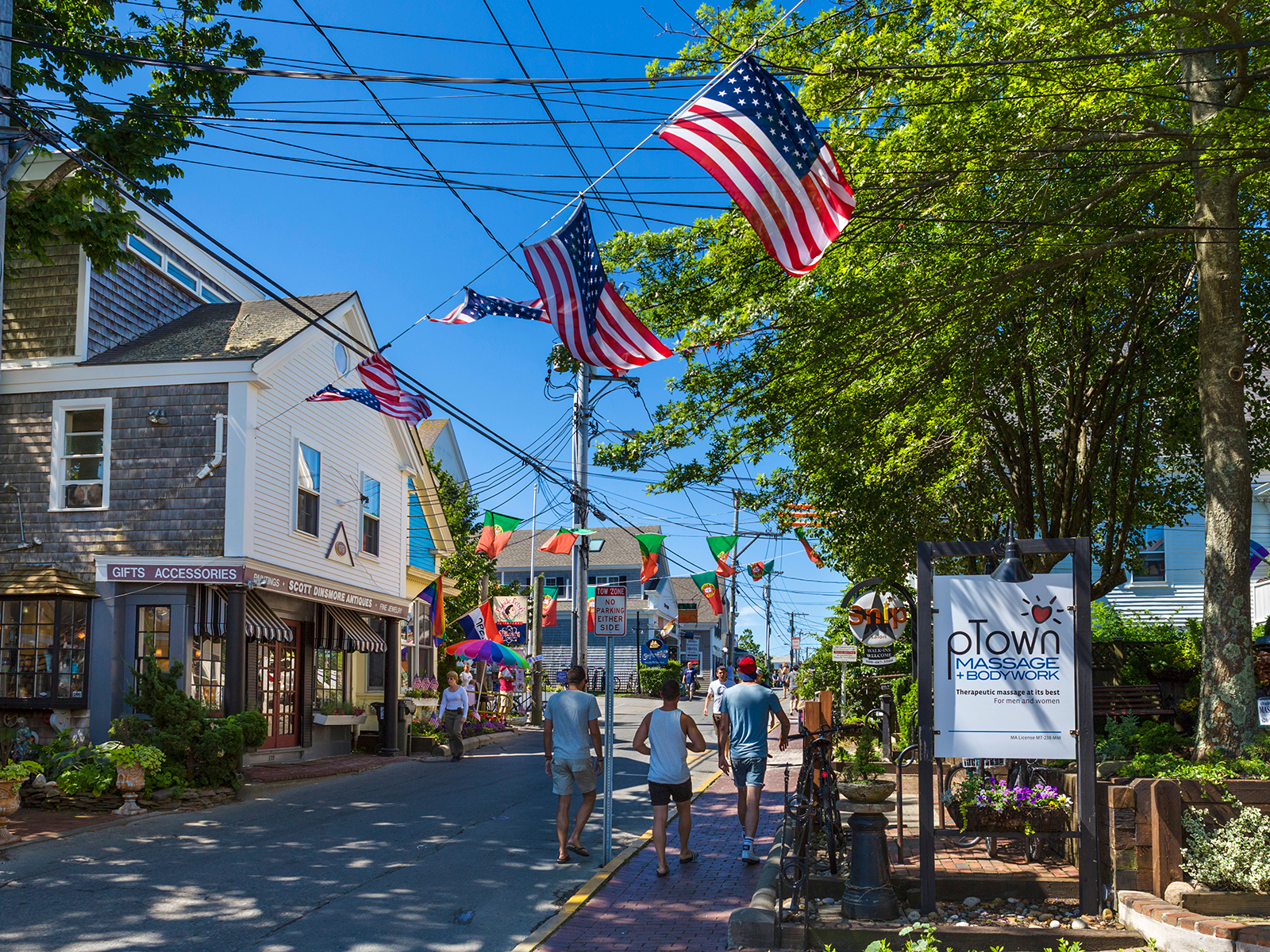 Commercial Street in Provincetown, Cape Cod
