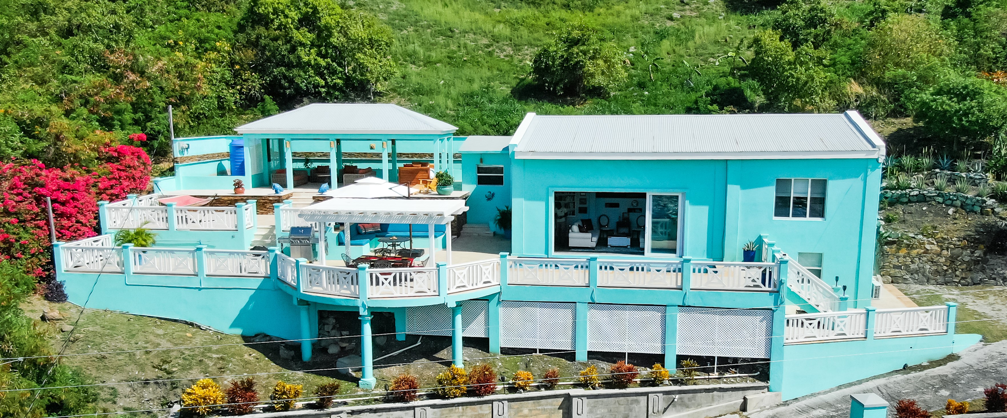 Coastal villa in British Virgin Islands