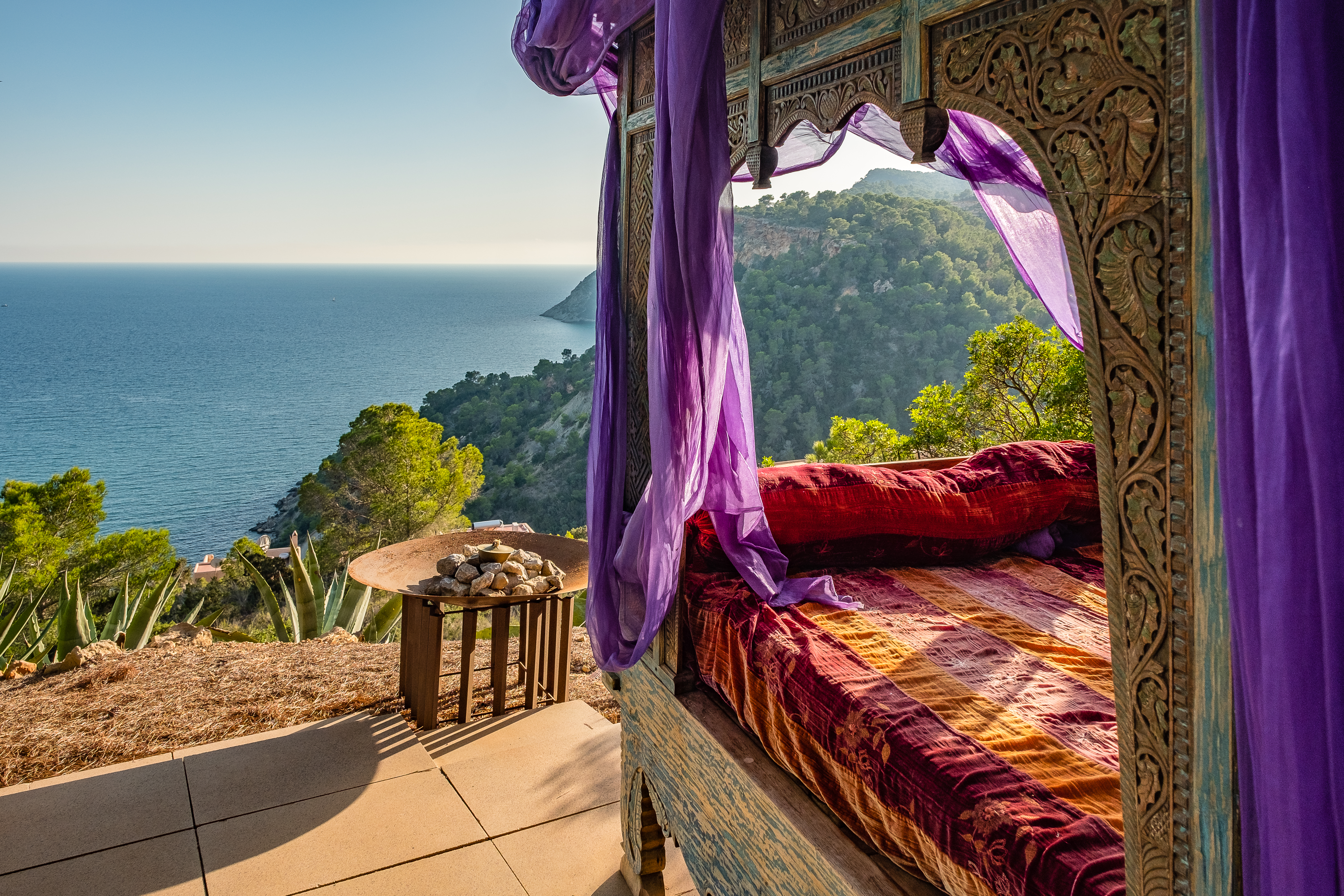 Outdoor luxury villa in Ibiza, Spain