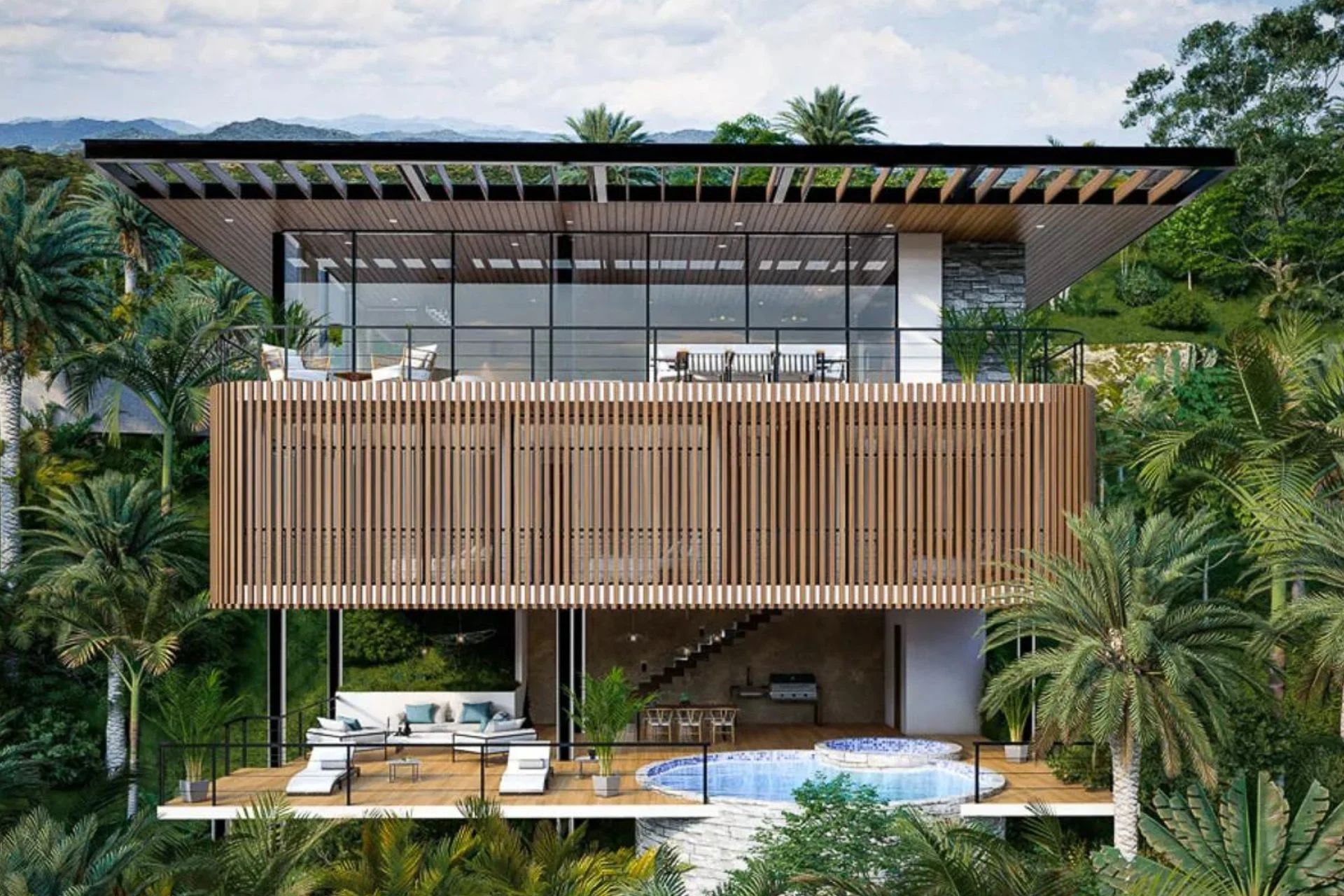 Contemporary luxury villa in Costa Rica